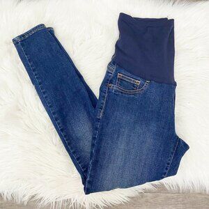 GAP Maternity Womens 2 Easy Leggings Full Over Belly Panel Jeggings Stretch